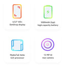 Smartphone Xiaomi Redmi 9A – 64GB/128GB, Tela 6.53”, Bateria 5000mAh, Câmera 13MP, Octa-Core